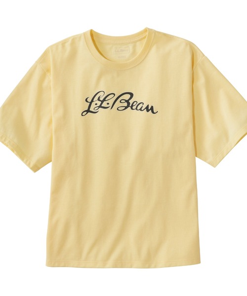 L.L.Bean（エルエルビーン）の「ジャパン・フィット　グラフィック・オーバーサイズ・カジュアル・ティ ジャパン・フィット（Tシャツ/カットソー・レディース・オレンジ系その他/オレンジ系その他2/ネイビー系1/ネイビー系2/ライトグレー系1/ネイビー系/ホワイト系2/ライトグレー系/ホワイト系/ホワイト系1/ネイビー系3/ネイビー系4/ネイビー系5/サックスブルー系/サックスブルー系1/サックスブルー系2/ライトイエロー系2/ライトグレー系2/ライトイエロー系/ライトイエロー系1/ライトグレー系3/ライトイエロー系3/ライトグレー系4/サックスブルー系3・SMALL/MEDIUM/LARGE）」の19枚目の写真