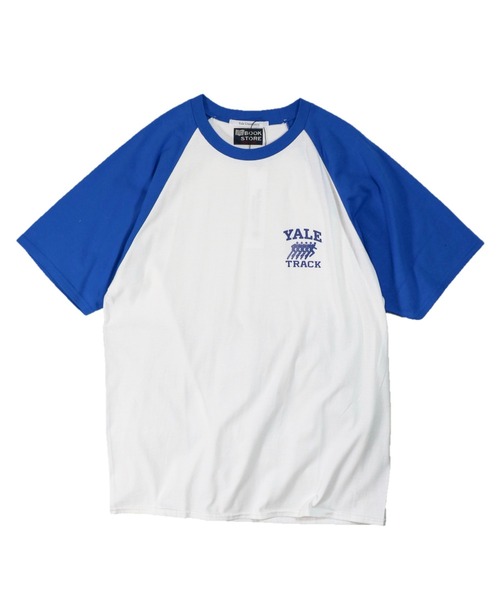 SUNNY SPORTS(サニースポーツ)の「SUNNY SPORTS / サニースポーツ YALE BASEBALL SS TEE イェール大学 ラグランTシャツ(Tシャツ/カットソー・メンズ・グレー/インディゴブルー/ブラック・SMALL/MEDIUM/X-LARGE/LARGE)」の7枚目の写真