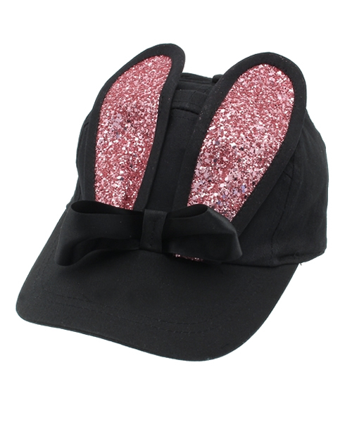 Ray BEAMS（レイビームス）の「BERNSTOCK SPEIRS / グリッター バニー キャップ（キャップ・レディース・ナチュラル/レッド系その他・ONE SIZE）」の2枚目の写真