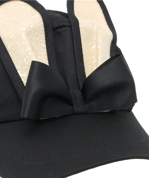 Ray BEAMS（レイビームス）の「BERNSTOCK SPEIRS / グリッター バニー キャップ（キャップ・レディース・ナチュラル/レッド系その他・ONE SIZE）」の5枚目の写真