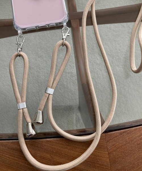 Me%(ミィパーセント)の「カラーロープモバイルストラップ(スマホグッズ・レディース・ブラック/ベージュ系その他/グリーン/ピンク/グレー/オフホワイト/エンジ/チャコールグレー/ベージュ/ブラウン/アイボリー/オレンジ/ブルー/その他1/パープル/ピンク系その他/ピンク系その他2/ブラック系その他・FREE)」の7枚目の写真
