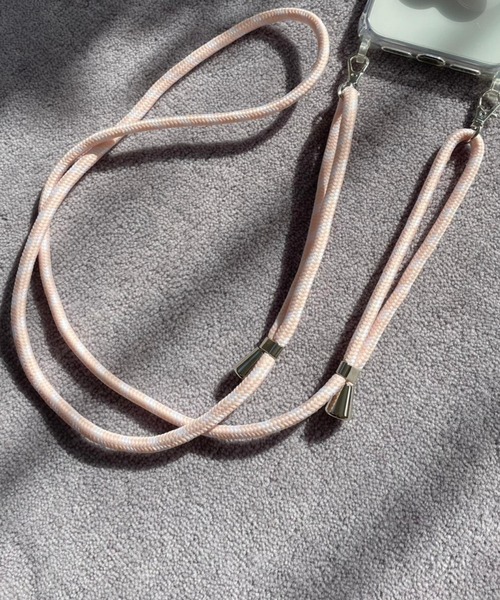 Me%(ミィパーセント)の「カラーロープモバイルストラップ(スマホグッズ・レディース・ブラック/ベージュ系その他/グリーン/ピンク/グレー/オフホワイト/エンジ/チャコールグレー/ベージュ/ブラウン/アイボリー/オレンジ/ブルー/その他1/パープル/ピンク系その他/ピンク系その他2/ブラック系その他・FREE)」の14枚目の写真