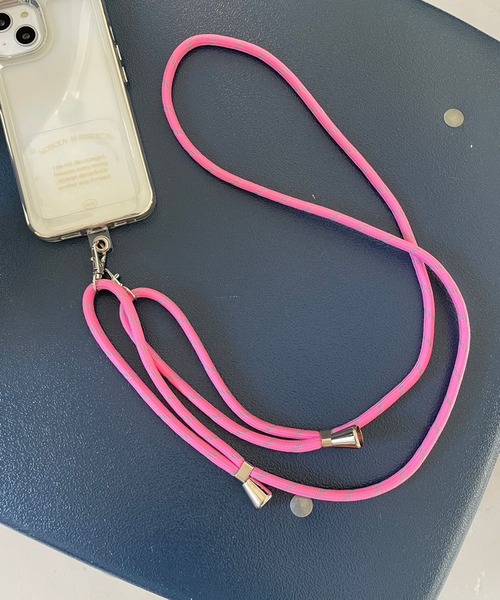 Me%(ミィパーセント)の「カラーロープモバイルストラップ(スマホグッズ・レディース・ブラック/ベージュ系その他/グリーン/ピンク/グレー/オフホワイト/エンジ/チャコールグレー/ベージュ/ブラウン/アイボリー/オレンジ/ブルー/その他1/パープル/ピンク系その他/ピンク系その他2/ブラック系その他・FREE)」の15枚目の写真