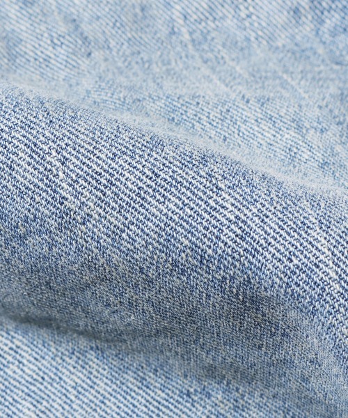 YOUNG&OLSEN The DRYGOODS STORE（ヤングアンドオルセン）の「YOUNG&OLSEN/ヤングアンドオルセン CUT COWBOY JACKET ショートデニムジャケット（デニムジャケット・レディース・ライトブルー・2）」の6枚目の写真