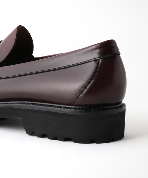 G.H.BASS（ジーエイチバス）の「"国内限定モデル"【G.H.BASS / ジー エイチ バス】WEEJUN 90 LOGAN MOC（ローファー・メンズ・ブラック/ボルドー・9/8.5/XX-SMALL/7.5）」の16枚目の写真