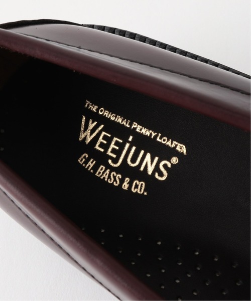 G.H.BASS（ジーエイチバス）の「"国内限定モデル"【G.H.BASS / ジー エイチ バス】WEEJUN 90 LOGAN MOC（ローファー・メンズ・ブラック/ボルドー・9/8.5/XX-SMALL/7.5）」の9枚目の写真