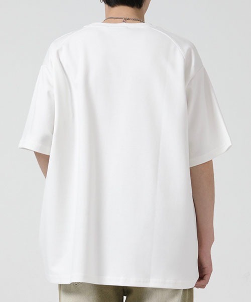 WESTBOY（ウエストボーイ）の「【WB ORIGINALS】Embroidered Drop Shoulder T-shirt WO22S4TP09（Tシャツ/カットソー・メンズ・ブラック/ホワイト/ベージュ/ブルー・XL/L/M）」の9枚目の写真