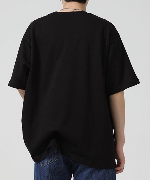 WESTBOY（ウエストボーイ）の「【WB ORIGINALS】Embroidered Drop Shoulder T-shirt WO22S4TP09（Tシャツ/カットソー・メンズ・ブラック/ホワイト/ベージュ/ブルー・XL/L/M）」の11枚目の写真