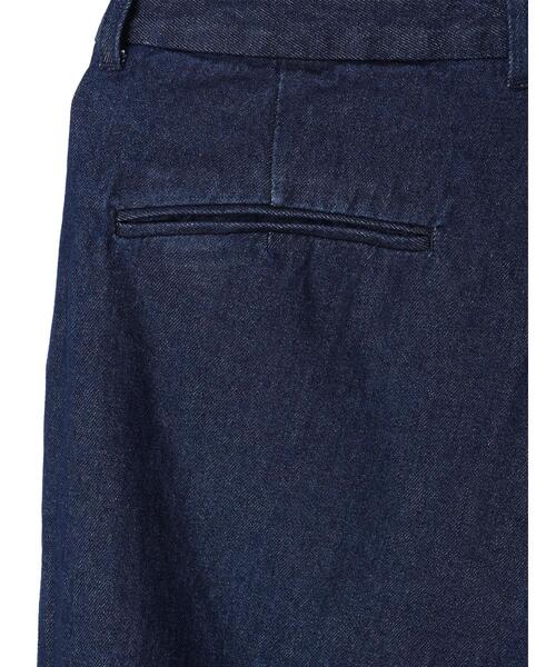 koe（コエ）の「【MENS】デニムタックスラックス*（デニムパンツ・メンズ・ライトインディゴブルー/ワンウォッシュ・M/L）」の13枚目の写真