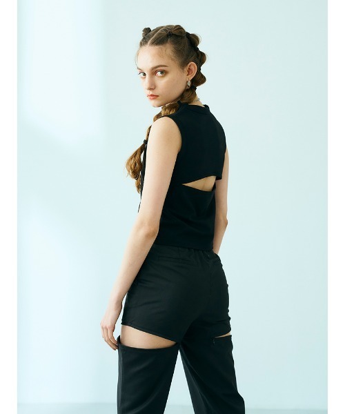 ENVYM（アンビー）の「コンパクトデザインＴＯＰＳ（Tシャツ/カットソー・レディース・オレンジ/ブラック/ホワイト・FREE）」の8枚目の写真