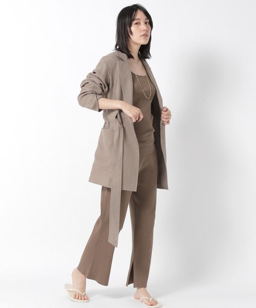 Chaos（カオス）の「Chaos(カオス)/プレアリブパンツ（その他パンツ・レディース・ブラック/チャコールグレー/モカ・36inch/38inch）」の6枚目の写真