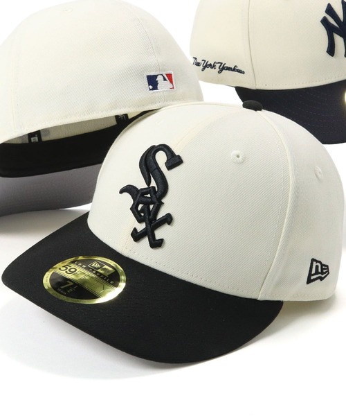NEW ERA(ニューエラ)の「ニューエラ キャップ LP59FIFTY MLB(キャップ・メンズ・ホワイト系その他2/ホワイト系その他/ホワイト・7 5/8/7 1/2/7 3/8/7 1/4/7 1/8)」の1枚目の写真