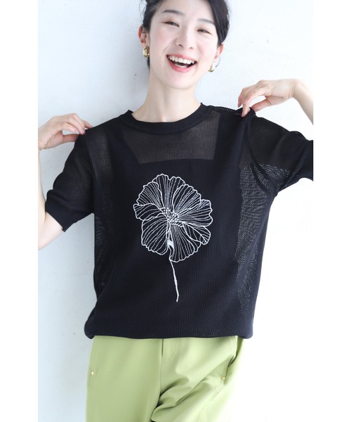 風を通す オシャレな大人のメッシュトップス（Tシャツ/カットソー）｜CAWAII（カワイイ）