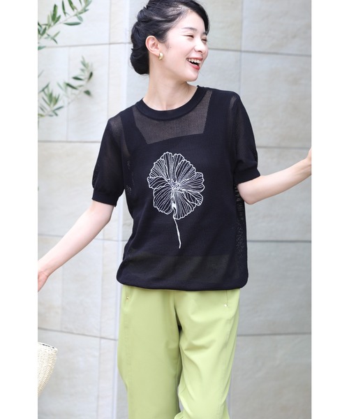 風を通す オシャレな大人のメッシュトップス（Tシャツ/カットソー）｜CAWAII（カワイイ）