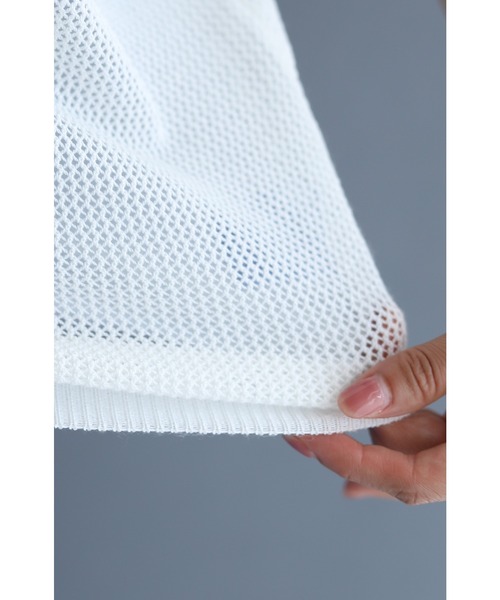 風を通す オシャレな大人のメッシュトップス（Tシャツ/カットソー）｜CAWAII（カワイイ）