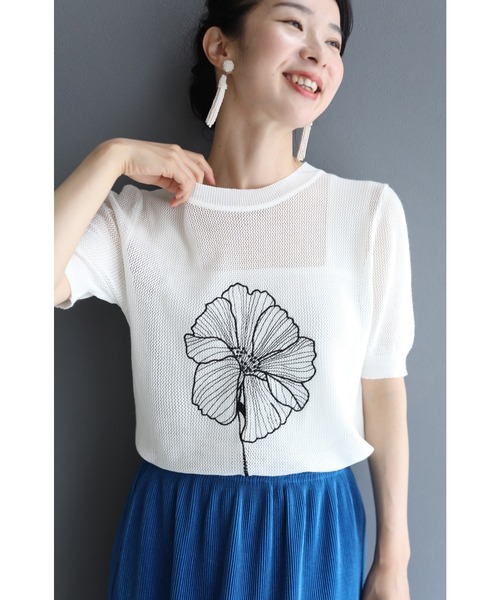 風を通す オシャレな大人のメッシュトップス（Tシャツ/カットソー）｜CAWAII（カワイイ）