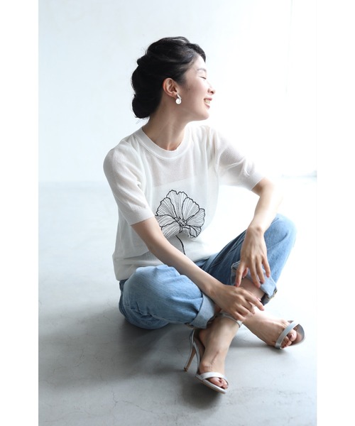 風を通す オシャレな大人のメッシュトップス（Tシャツ/カットソー）｜CAWAII（カワイイ）