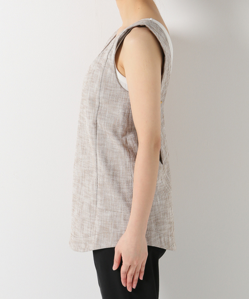 IENA（イエナ）の「【AERON /アーロン】メランジトップス（シャツ/ブラウス・レディース・ベージュ・38）」の5枚目の写真
