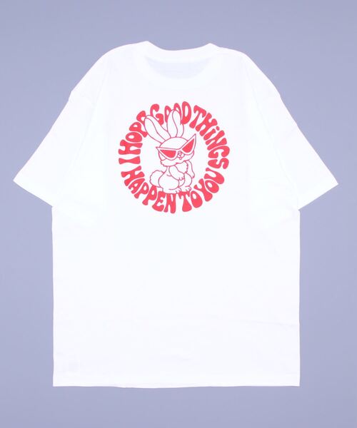 Candy Stripper（キャンディストリッパー）の「COOL BUNNY Tシャツ（Tシャツ/カットソー・レディース・ピンク/オフホワイト/ブラック・2）」の4枚目の写真