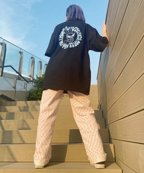 Candy Stripper（キャンディストリッパー）の「COOL BUNNY Tシャツ（Tシャツ/カットソー・レディース・ピンク/オフホワイト/ブラック・2）」の18枚目の写真