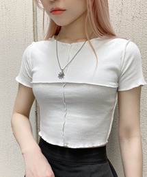 Figments | オーバーステッチチビTシャツ(Tシャツ/カットソー)