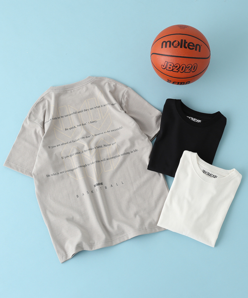 B.C STOCK（ベーセーストック）の「3x3 バックプリントTシャツ（Tシャツ/カットソー・メンズ・グレー/ホワイト系その他/ブラック・LARGE/X-LARGE/MEDIUM）」の3枚目の写真