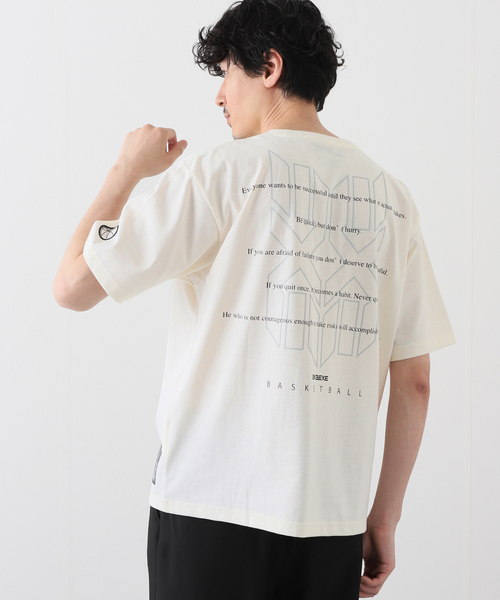 B.C STOCK（ベーセーストック）の「3x3 バックプリントTシャツ（Tシャツ/カットソー・メンズ・グレー/ホワイト系その他/ブラック・LARGE/X-LARGE/MEDIUM）」の6枚目の写真