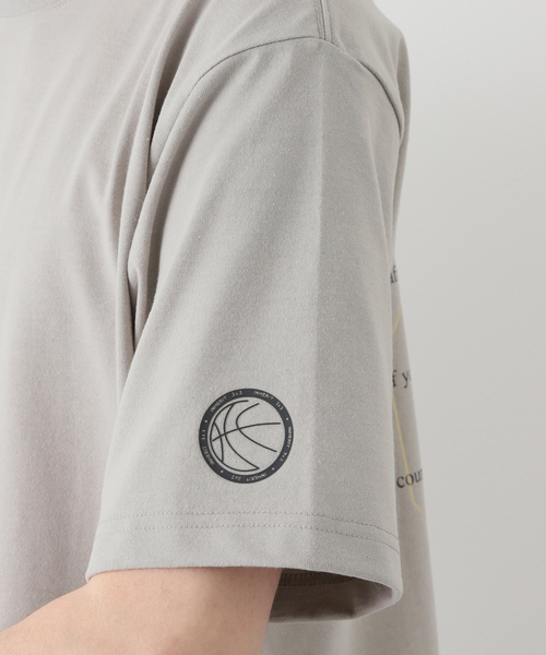 B.C STOCK（ベーセーストック）の「3x3 バックプリントTシャツ（Tシャツ/カットソー・メンズ・グレー/ホワイト系その他/ブラック・LARGE/X-LARGE/MEDIUM）」の14枚目の写真
