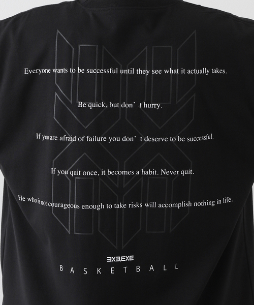 B.C STOCK（ベーセーストック）の「3x3 バックプリントTシャツ（Tシャツ/カットソー・メンズ・グレー/ホワイト系その他/ブラック・LARGE/X-LARGE/MEDIUM）」の18枚目の写真