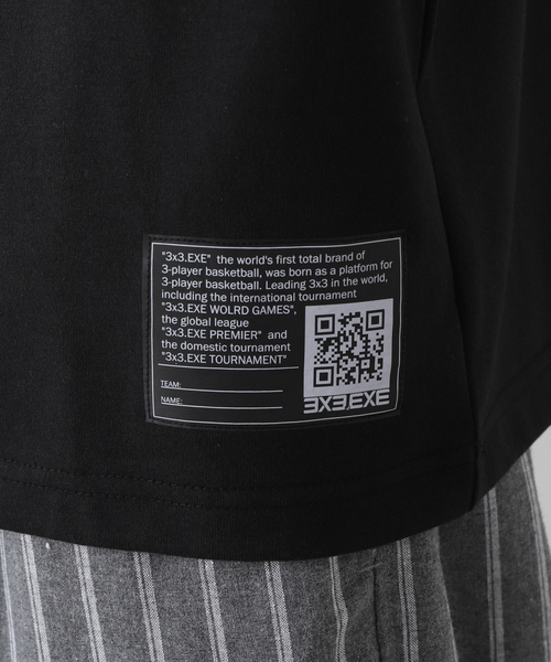 B.C STOCK（ベーセーストック）の「3x3 バックプリントTシャツ（Tシャツ/カットソー・メンズ・グレー/ホワイト系その他/ブラック・LARGE/X-LARGE/MEDIUM）」の22枚目の写真