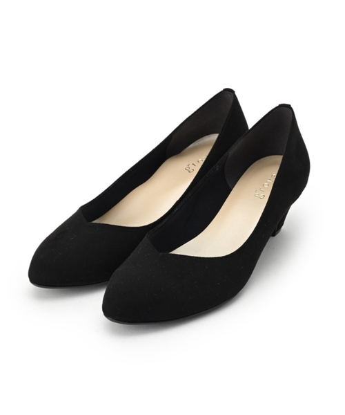 grove（グローブ）の「【ふわっと心地よい足入れ】やわここち（R）Vカットパンプス（日本製）（パンプス・レディース・ブラック/ベージュ系その他7/ブラック系3/ダークブラウン系7/ブルー系7/ライトベージュ/ピンク系その他/チャコール/ブラック系6/オフホワイト・50/10/40/35/45/30/25/15 /20/55）」の17枚目の写真