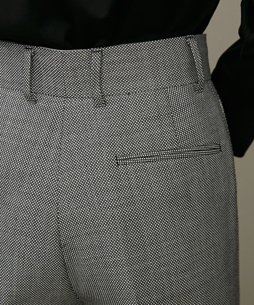 NANO universe（ナノユニバース）の「LB.01/バーズアイ2タックパンツ（スラックス・レディース・ブラック・Ⅰ/Ⅱ）」の9枚目の写真