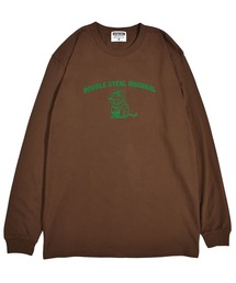 DOUBLE STEAL（ダブルスティール）の「TigerDoll DOUBZ L/S TEE 長袖Tシャツ（Tシャツ/カットソー）」