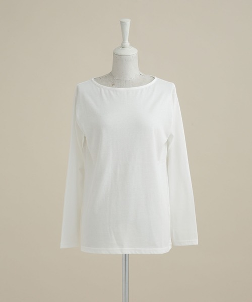 NANO universe（ナノユニバース）の「LB.04/Vネックニットベスト&Tシャツ アンサンブル（ベスト・レディース・ブラック/ベージュ/グリーン・FREE）」の6枚目の写真