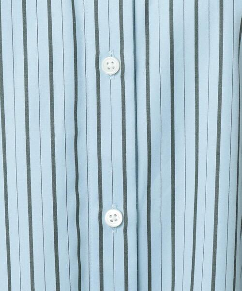 UNTITLED（アンタイトル）の「◆【一枚着からレイヤードまで】セーヌコットンブロード チュニックシャツ＜洗える／防シワ加工／カラバリ豊富＞（チュニック・レディース・サックスブルー系2/サックスブルー/オフホワイト・48/00/04/01/44/02/03）」の11枚目の写真