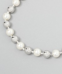 JEANASIS | メタル＊パールMIXネックレス/147286(ネックレス)