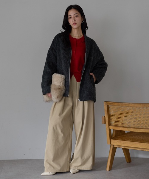 model：161cm
着用サイズ：FREE