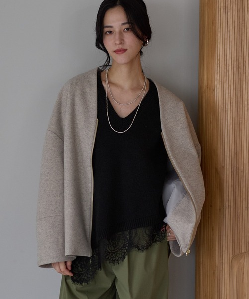 model：161cm
着用サイズ：FREE