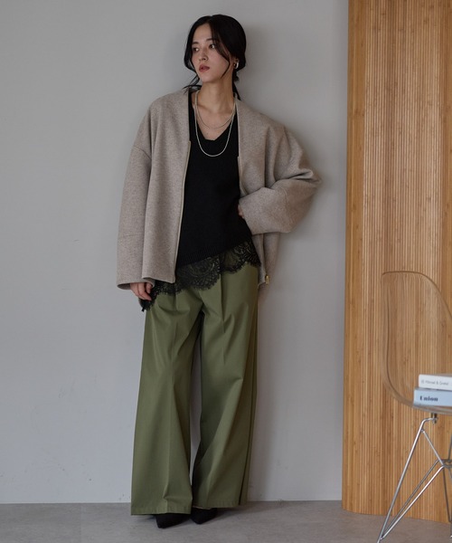 model：161cm
着用サイズ：FREE
