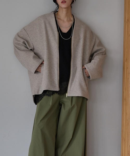 model：161cm
着用サイズ：FREE