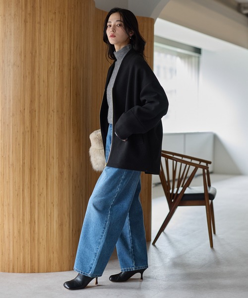 model：161cm
着用サイズ：FREE