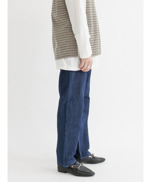 Lugnoncure（ルノンキュール）の「5ポケットデニムパンツ（デニムパンツ・レディース・ネイビー/オフホワイト/ブルー・SMALL/MEDIUM/LARGE）」の13枚目の写真