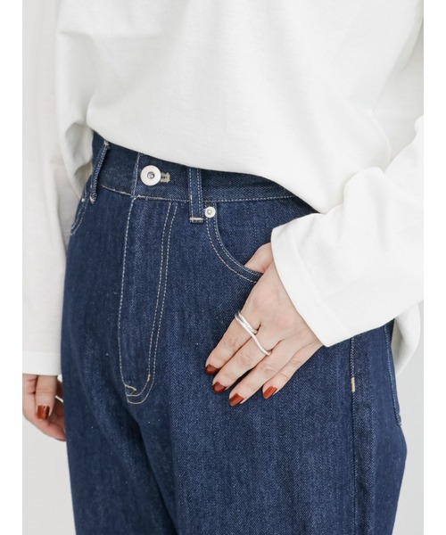 Lugnoncure（ルノンキュール）の「5ポケットデニムパンツ（デニムパンツ・レディース・ネイビー/オフホワイト/ブルー・SMALL/MEDIUM/LARGE）」の15枚目の写真