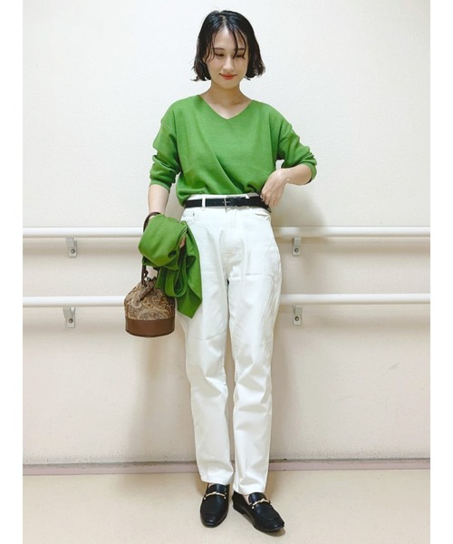 Lugnoncure（ルノンキュール）の「5ポケットデニムパンツ（デニムパンツ・レディース・ネイビー/オフホワイト/ブルー・SMALL/MEDIUM/LARGE）」の20枚目の写真