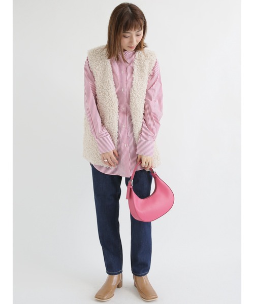 Lugnoncure（ルノンキュール）の「5ポケットデニムパンツ（デニムパンツ・レディース・ネイビー/オフホワイト/ブルー・SMALL/MEDIUM/LARGE）」の17枚目の写真