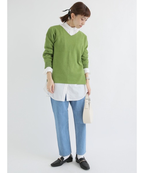 Lugnoncure（ルノンキュール）の「5ポケットデニムパンツ（デニムパンツ・レディース・ネイビー/オフホワイト/ブルー・SMALL/MEDIUM/LARGE）」の19枚目の写真