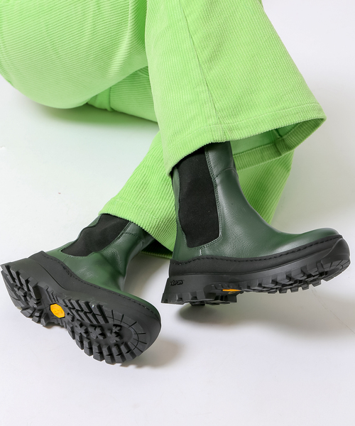 REMME(レメ)の「【REMME/レメ】 VIBRAM PREMIRE middle boot(ブーツ・レディース・ブラック/グリーン・38/36/37)」の12枚目の写真