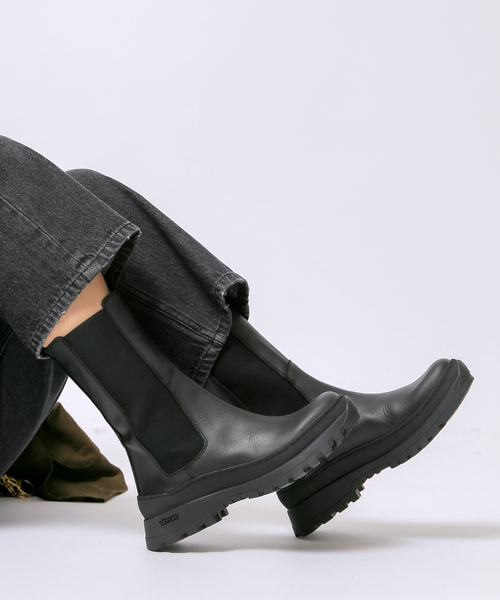 REMME(レメ)の「【REMME/レメ】 VIBRAM PREMIRE middle boot(ブーツ・レディース・ブラック/グリーン・38/36/37)」の10枚目の写真