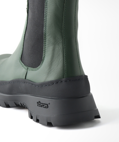 REMME(レメ)の「【REMME/レメ】 VIBRAM PREMIRE middle boot(ブーツ・レディース・ブラック/グリーン・38/36/37)」の8枚目の写真