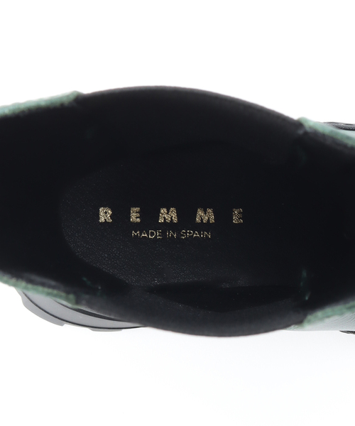 REMME(レメ)の「【REMME/レメ】 VIBRAM PREMIRE middle boot(ブーツ・レディース・ブラック/グリーン・38/36/37)」の22枚目の写真